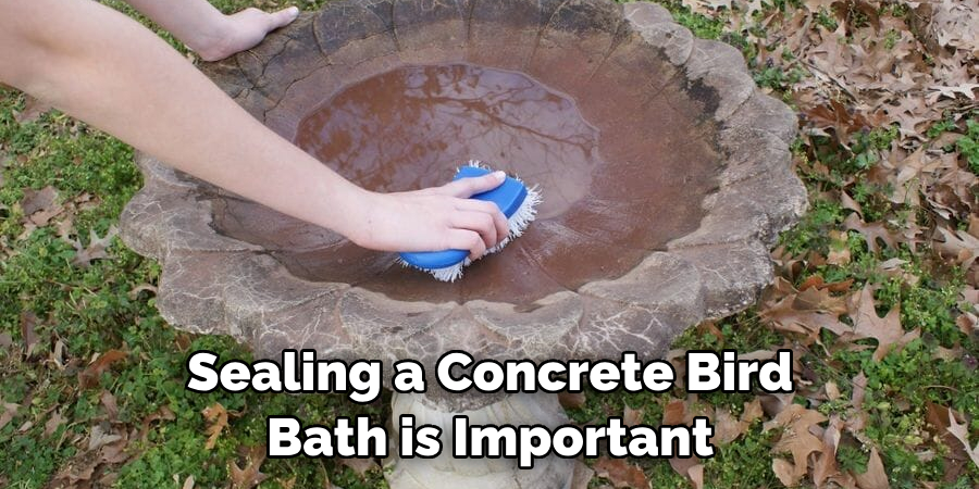 Sealing a Concrete Bird Bath is Important