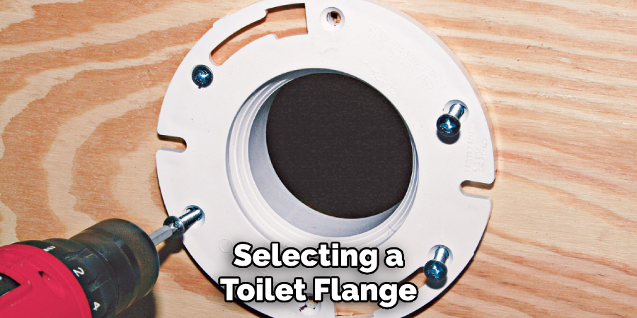 Selecting a Toilet Flange