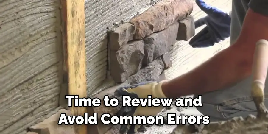 Time to Review and Avoid Common Errors