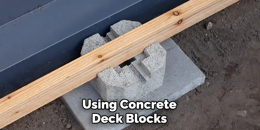 Using Concrete Deck Blocks