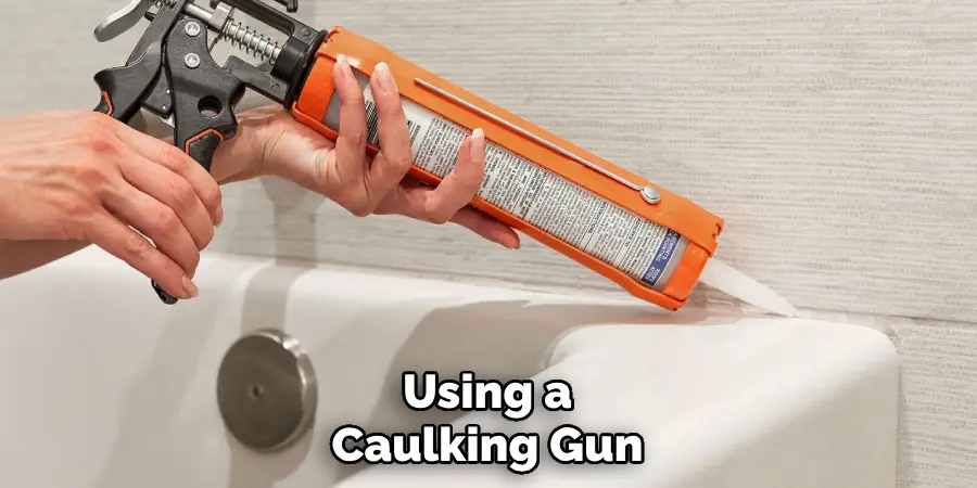 Using a Caulking Gun