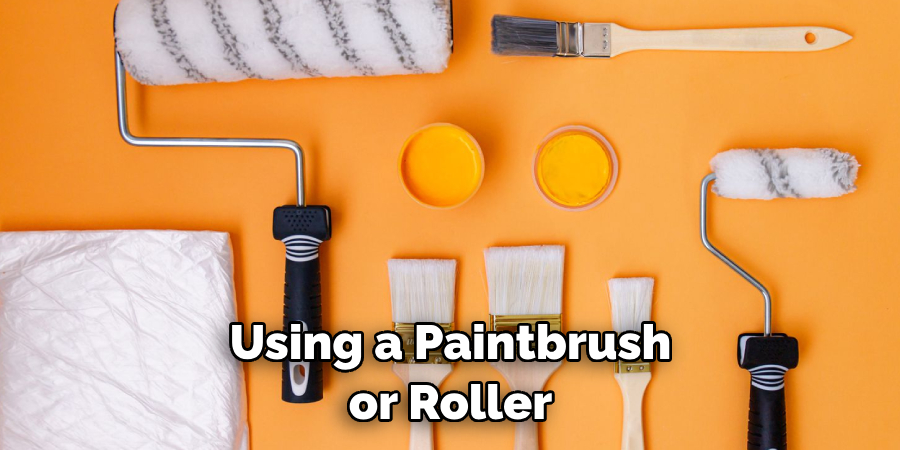 Using a Paintbrush or Roller