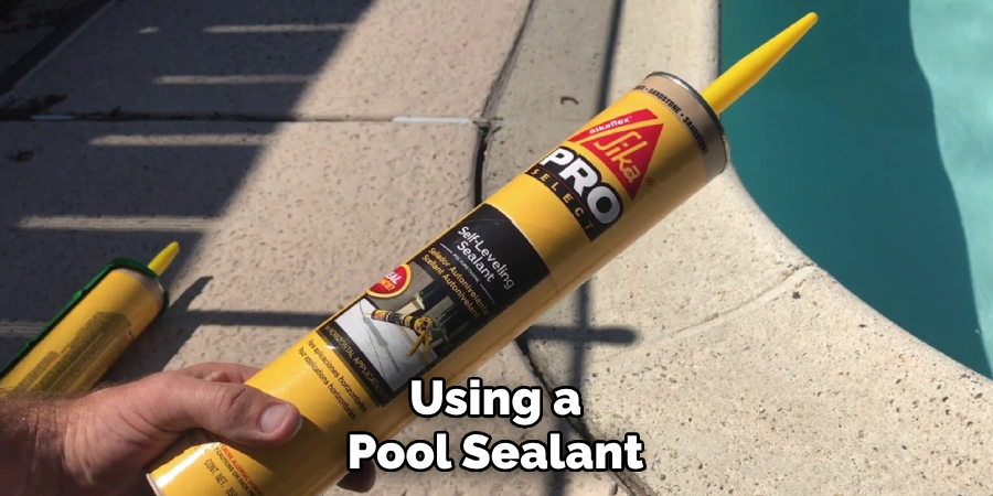 Using a Pool Sealant