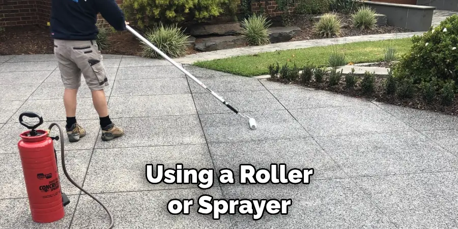 Using a Roller or Sprayer