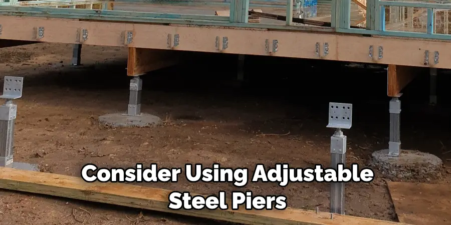 Consider Using Adjustable Steel Piers