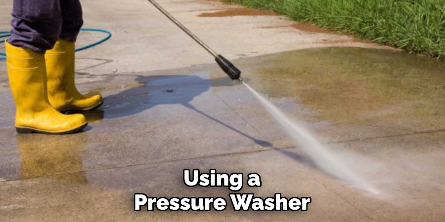 Using a Pressure Washer