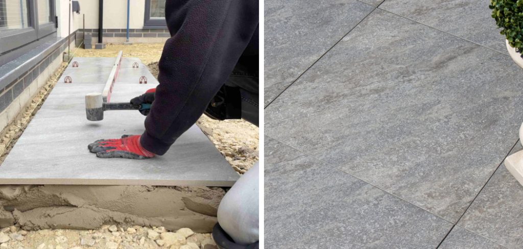 How to Repair a Porcelain Paving