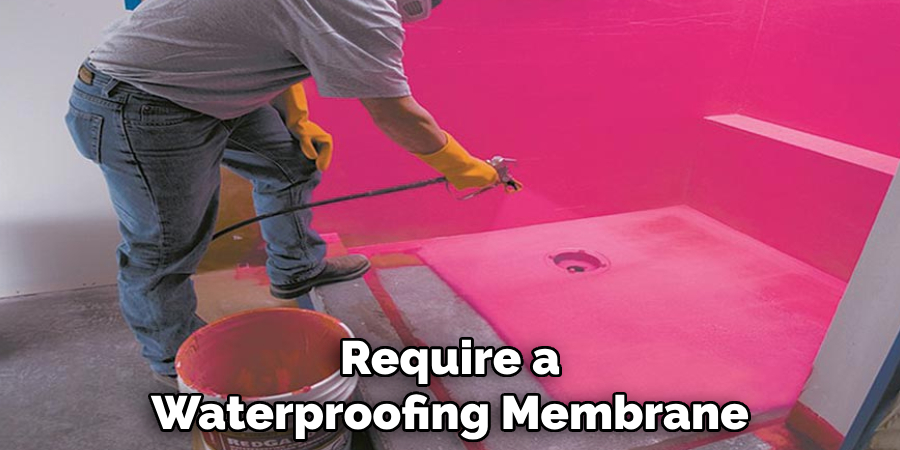 Require a Waterproofing Membrane