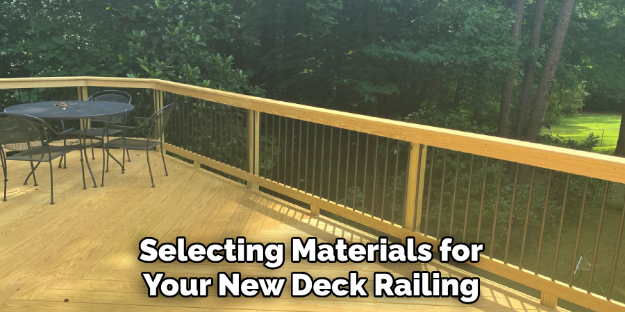 Selecting Materials for Your New Deck Railing