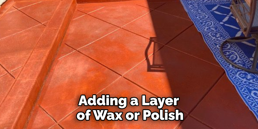 Adding a Layer of Wax or Polish