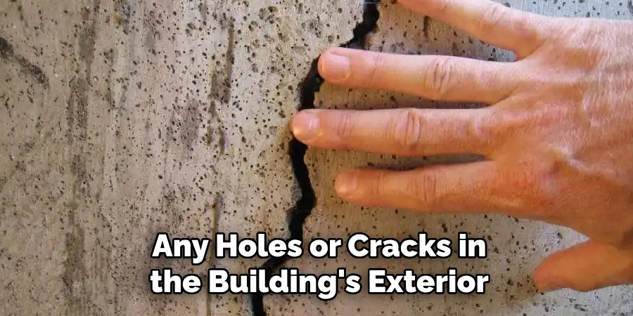 Any Holes or Cracks in the Building's Exterior