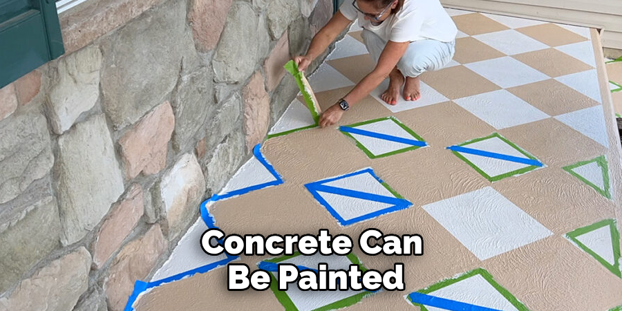 Concrete Can Be Painted