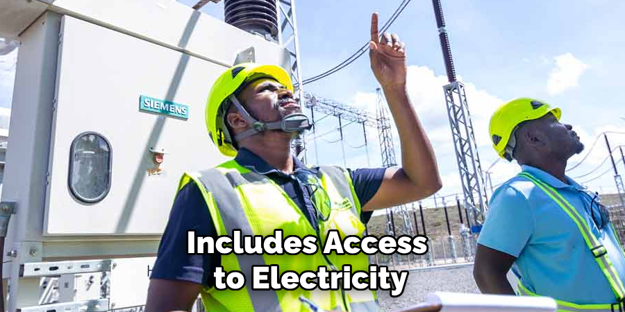 Includes Access to Electricity