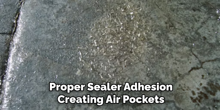 Proper Sealer Adhesion Creating Air Pockets