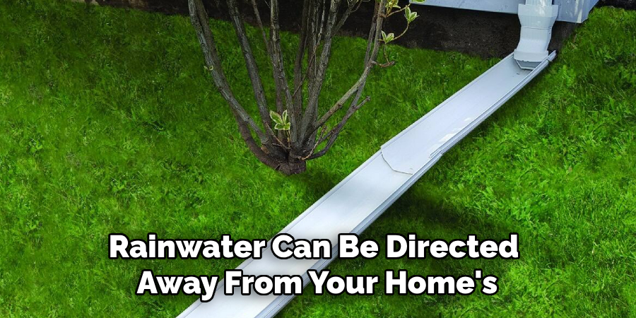 Rainwater Can Be Directed Away From Your Home's