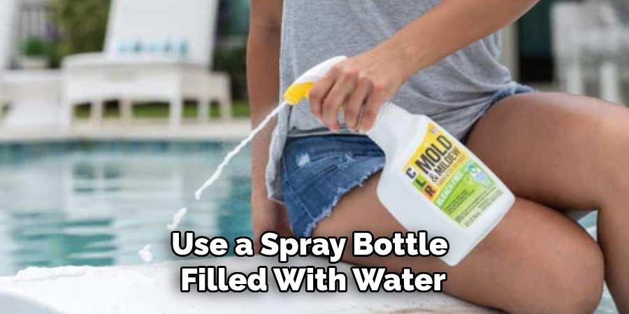 Use a Spray Bottle Filled With Water