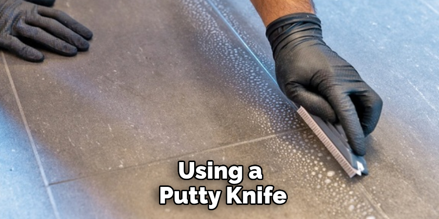 Using a Putty Knife