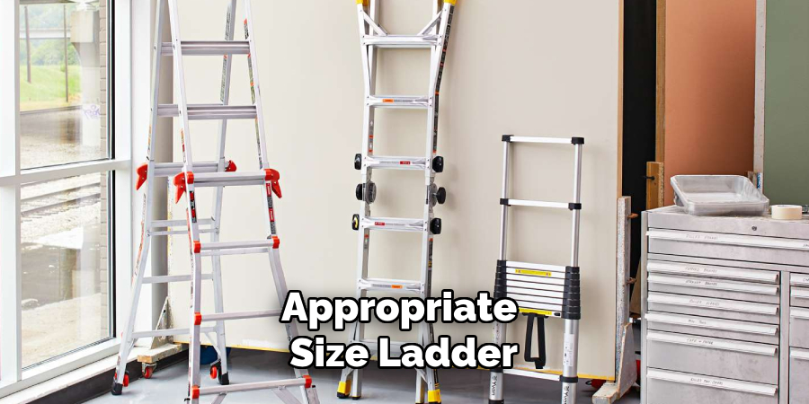 Appropriate Size Ladder