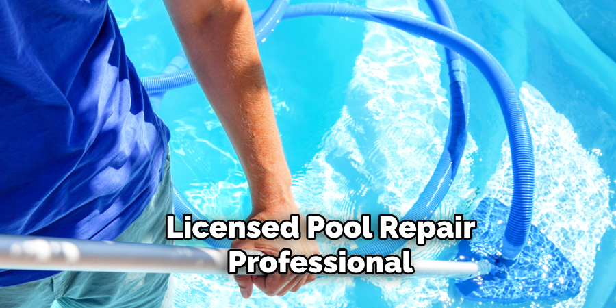 Licensed Pool Repair Professional