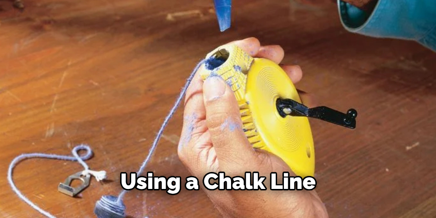 Using a Chalk Line