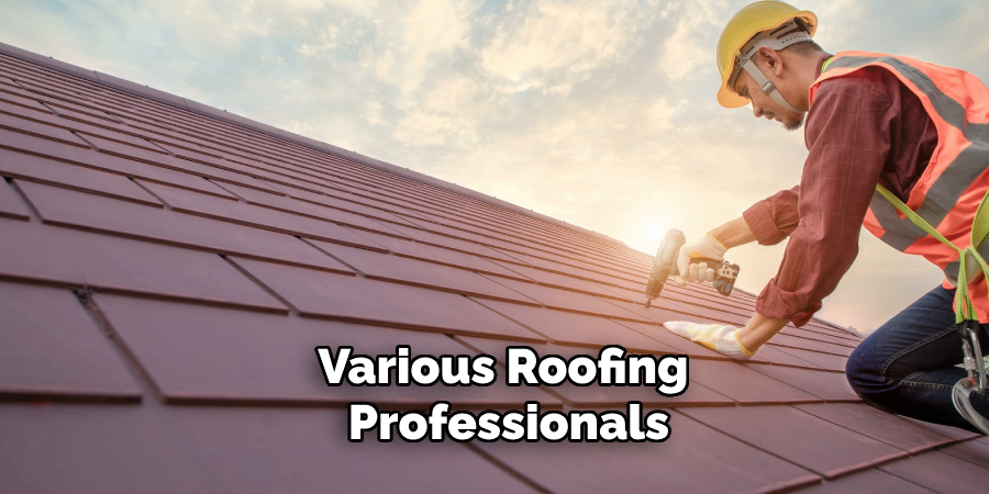 Various Roofing Professionals