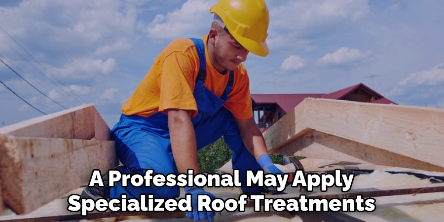 A Professional May Apply Specialized Roof Treatments