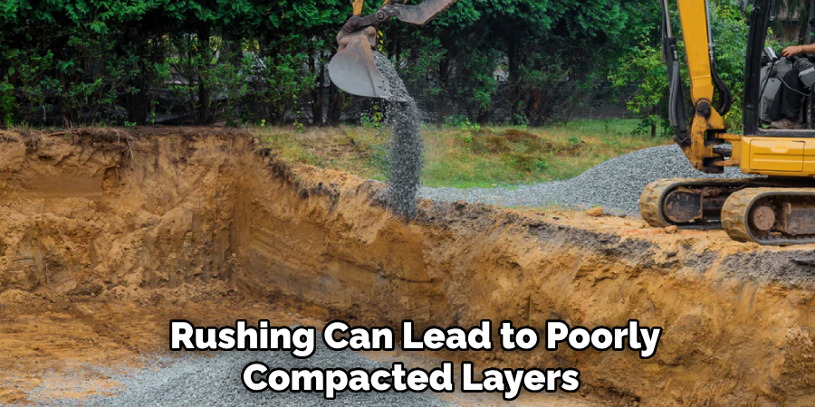 Rushing Can Lead to Poorly Compacted Layers