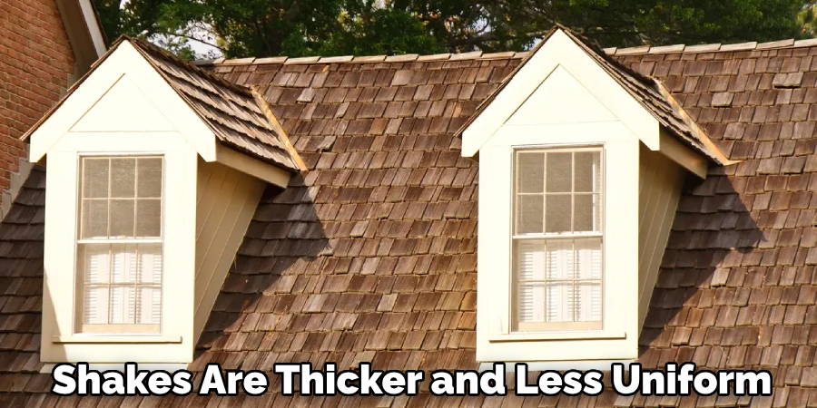 Shakes Are Thicker and Less Uniform