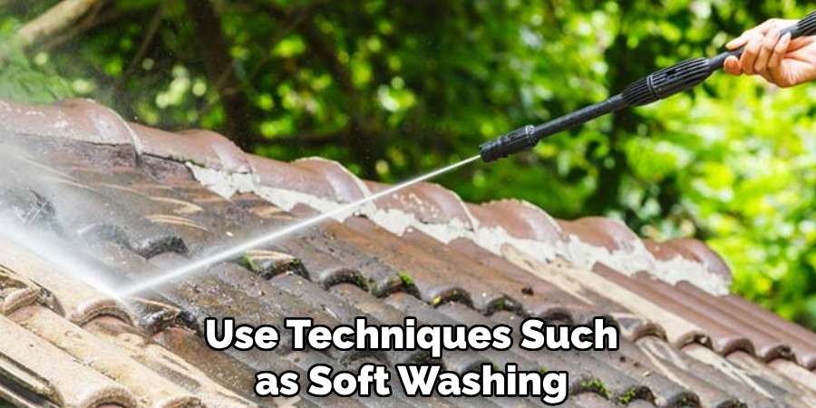 Use Techniques Such as Soft Washing