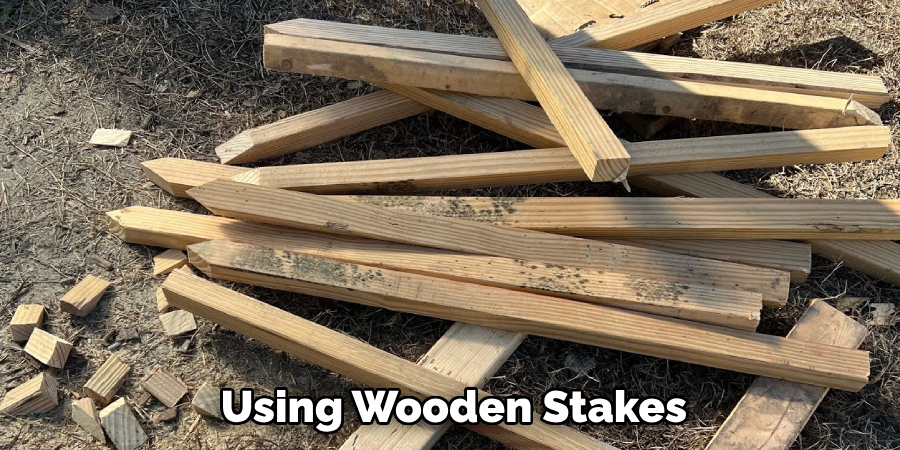 Using Wooden Stakes