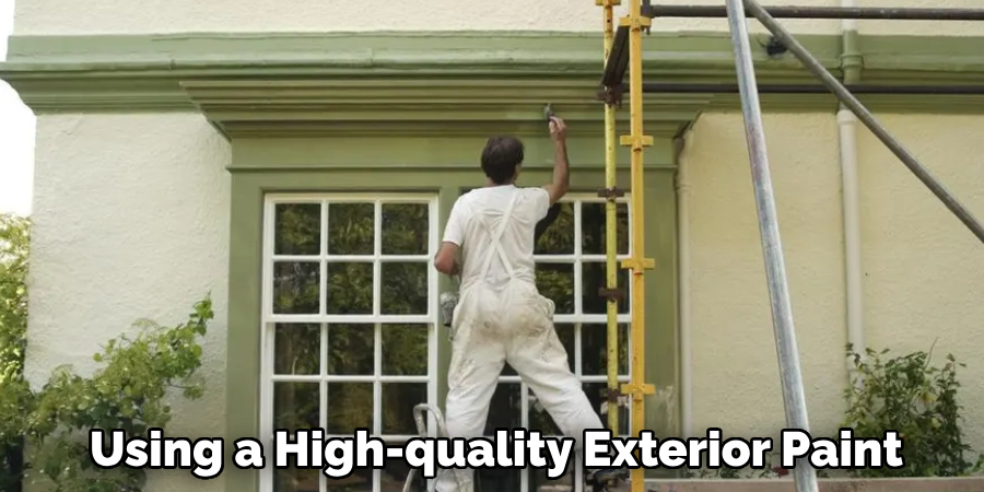 Using a High-quality Exterior Paint