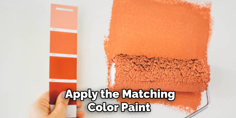 Apply the Matching Color Paint
