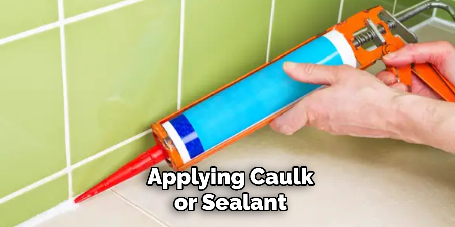 Applying Caulk or Sealant