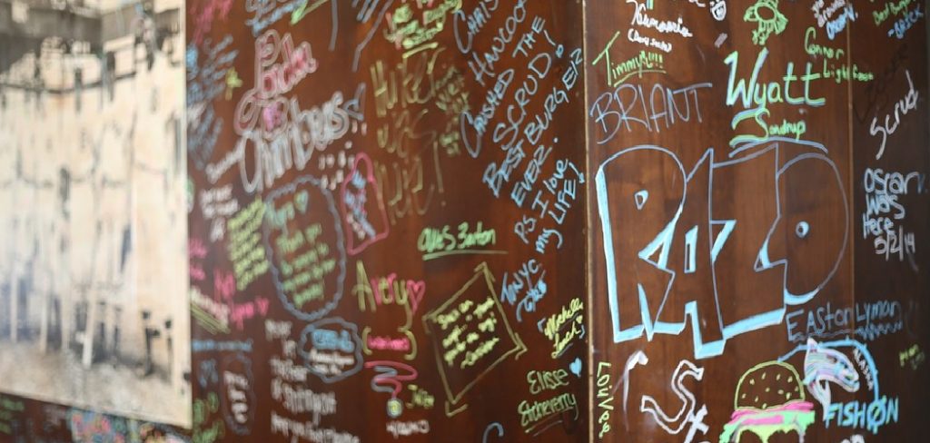 How to Make a Chalk Wall