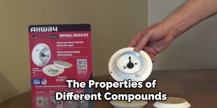 The Properties of Different Compounds