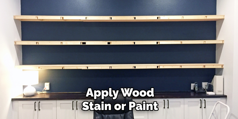 Apply Wood Stain or Paint