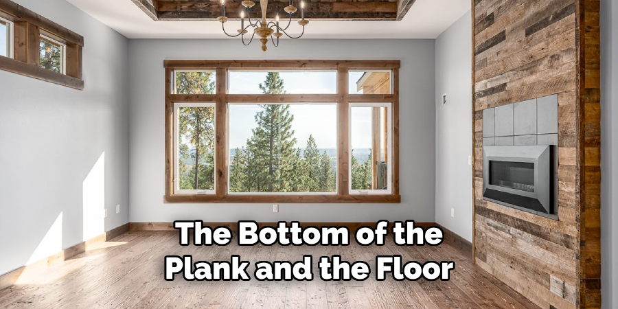 The Bottom of the Plank and the Floor