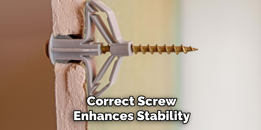 Correct Screw Enhances Stability