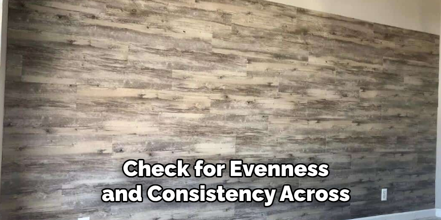 Check for Evenness and Consistency Across