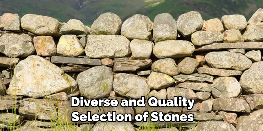 Diverse and Quality Selection of Stones