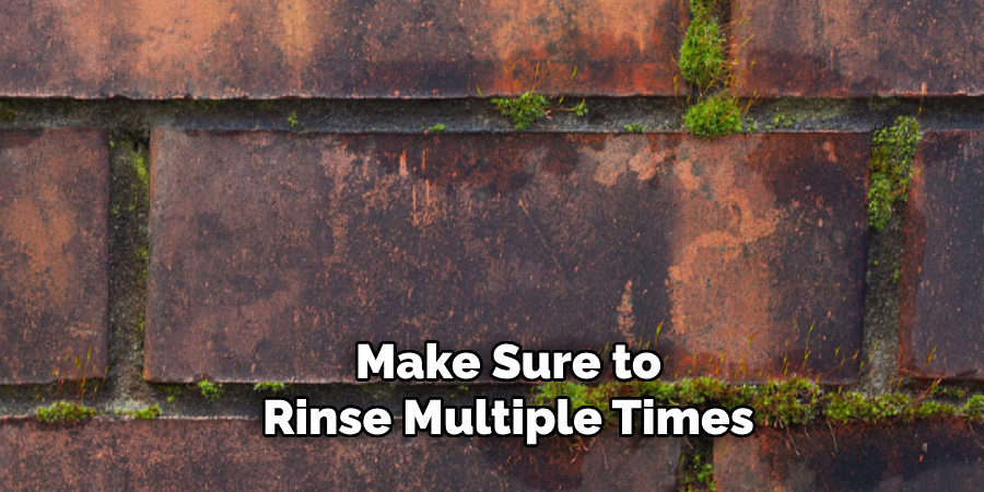 Make Sure to Rinse Multiple Times