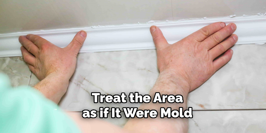 Treat the Area as if It Were Mold