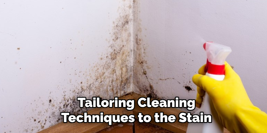 Tailoring Cleaning Techniques to the Stain