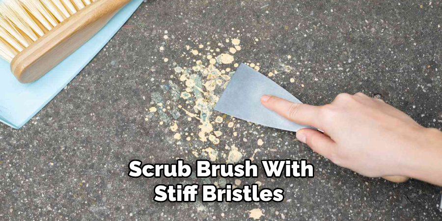 Scrub Brush With Stiff Bristles