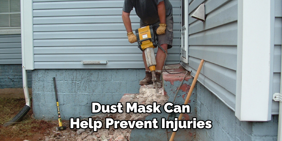 Dust Mask Can Help Prevent Injuries