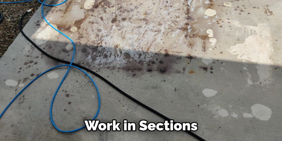 Work in Sections