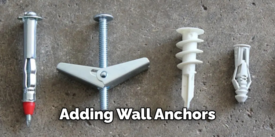  Adding Wall Anchors