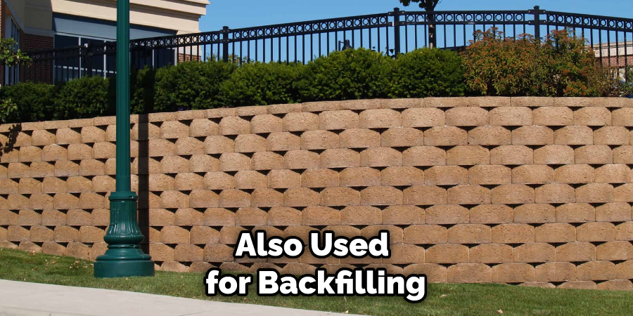 Also Used for Backfilling