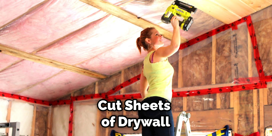 Cut Sheets of Drywall