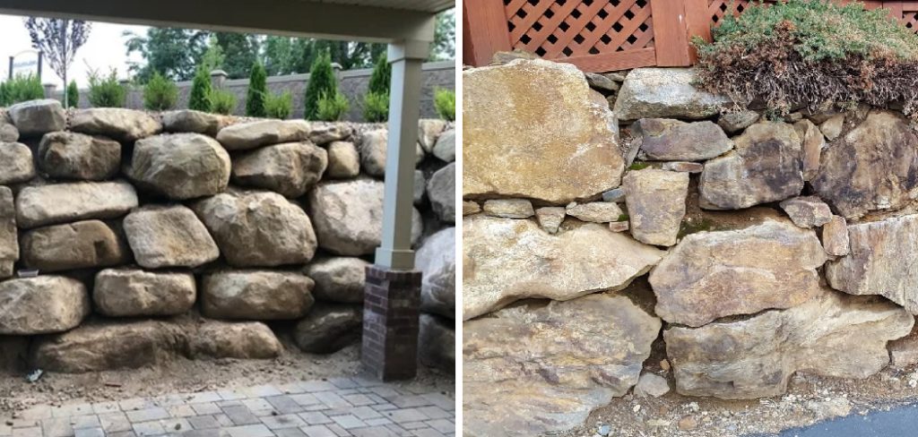 How to Fill Voids in Rock Retaining Wall